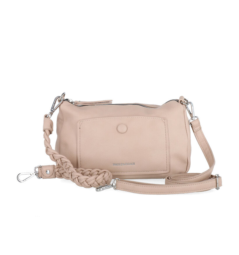 Emily & Noah Fiorella Beige Schoudertas in kunstleer (299589)