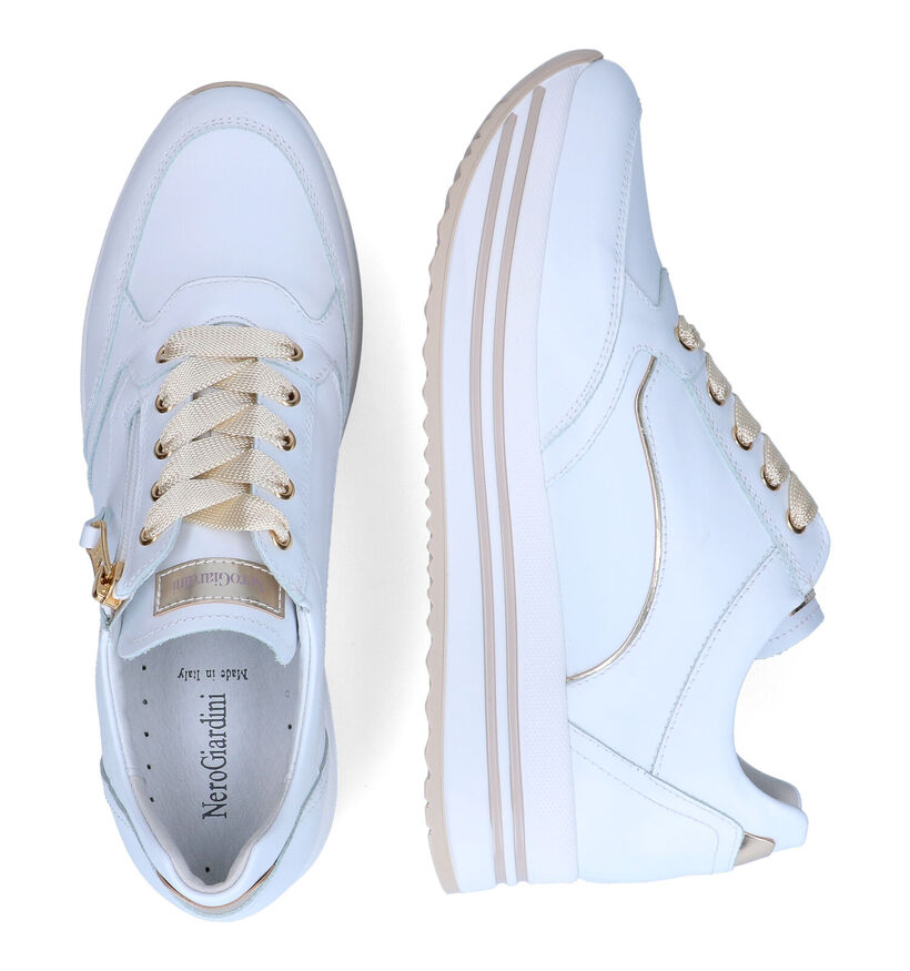 NeroGiardini Witte Sneakers in leer (307496)