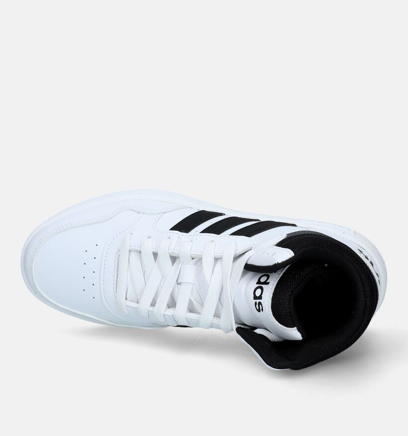 adidas Hoops 3.0 Mid Witte Sneakers voor dames (329411)