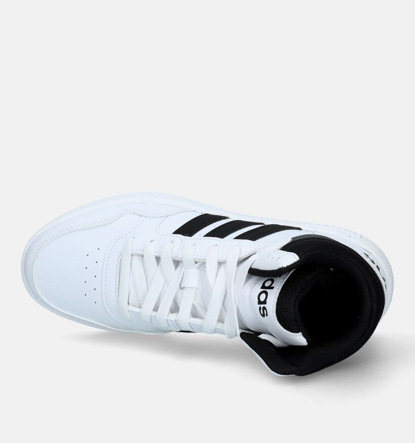 adidas Hoops 3.0 Mid Baskets en Blanc pour femmes (329411)