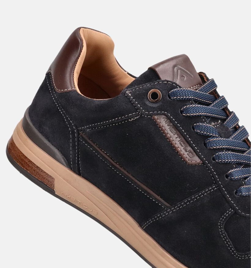 Ambitious Slow Chaussures plates en Bleu fonc&eacute; pour hommes (381294) - pour semelles orthop&eacute;diques