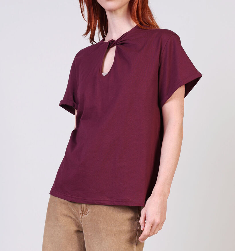 Adoré Elisabeth Bordeaux T-shirt voor dames (369245)