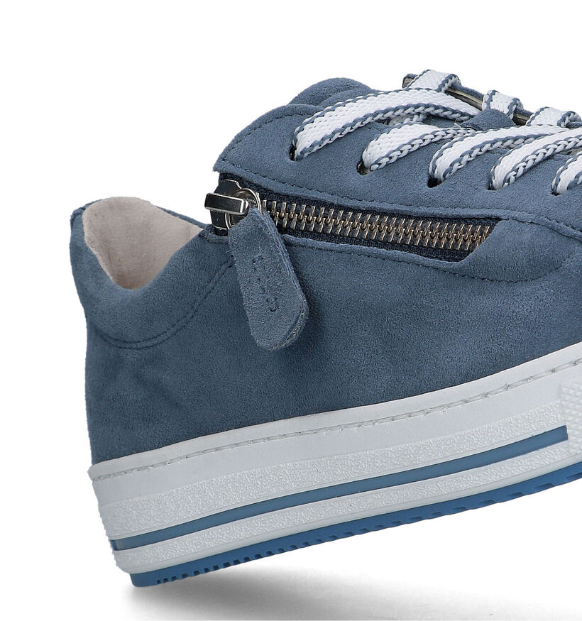 Gabor OptiFit Blauwe Sneakers voor dames (323167) - geschikt voor steunzolen