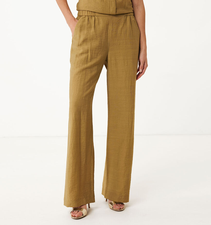 Mexx Cognac Linnen Broek voor dames (358570)