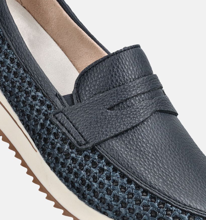 Rieker Donkerblauwe Mocassins voor dames (368503) - geschikt voor steunzolen