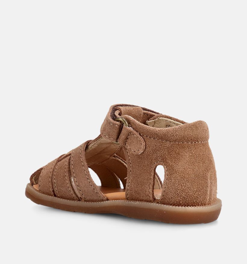 Naturino Zaffiro Suede Sandales pour b&eacute;b&eacute; en Marron pour filles, gar&ccedil;ons (371624)