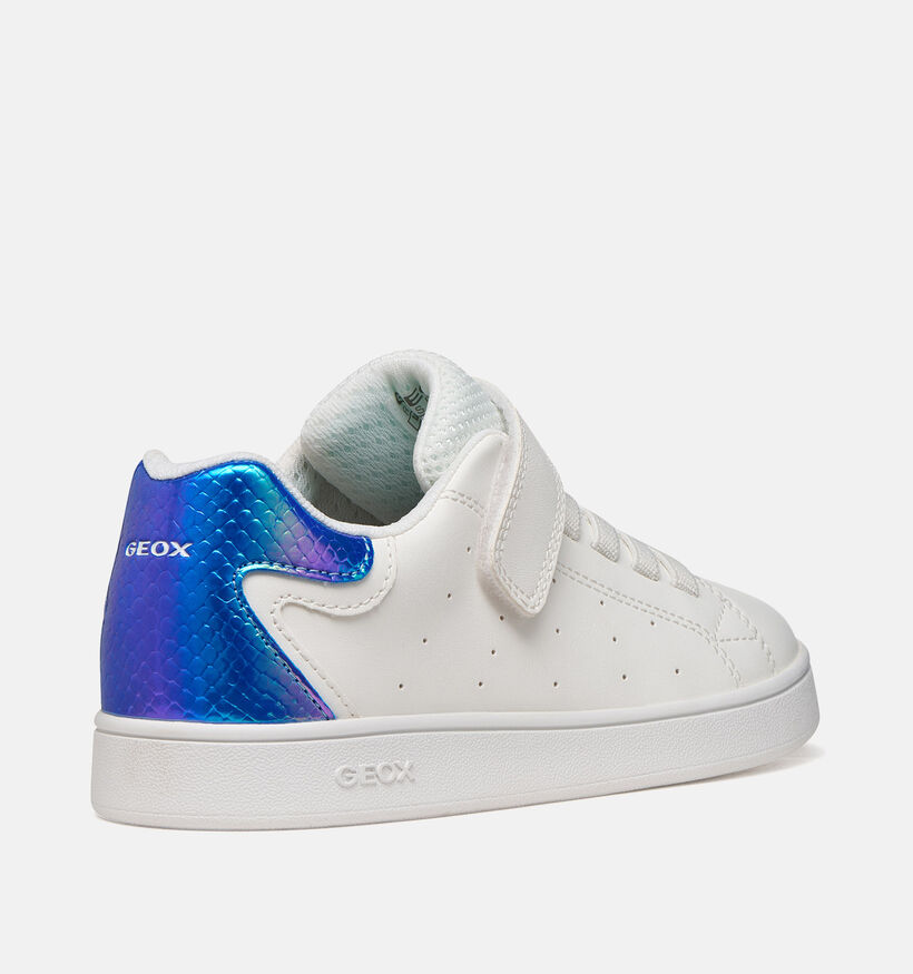 Geox Eclyper Baskets en Blanc pour filles (368436) - pour semelles orthop&eacute;diques