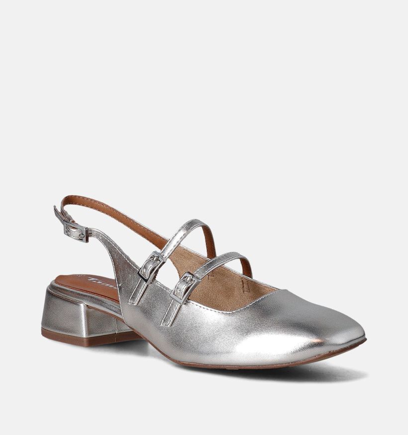 Tamaris Zilveren Slingback Pumps voor dames (351607)
