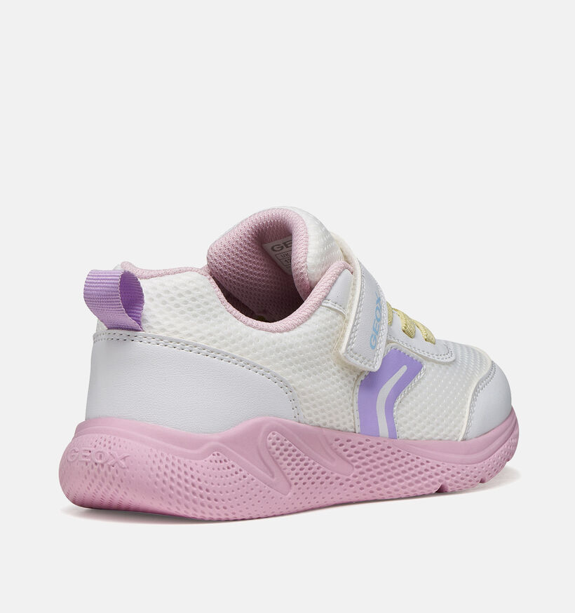 Geox Sprintye Witte/Pastel Sneakers voor meisjes (370114)