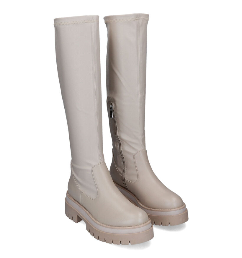 Marco Tozzi Bottes hautes en Beige clair pour femmes (315369)