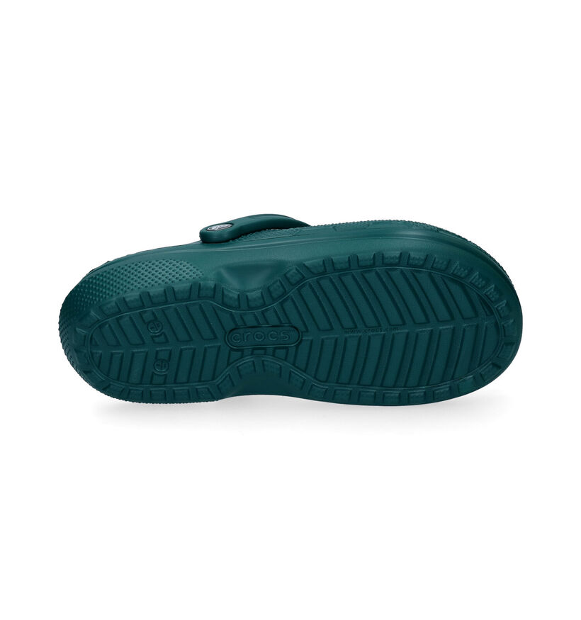 Crocs Classic Fuzz-lined Clog Nu-pieds en Noir pour femmes (298589)