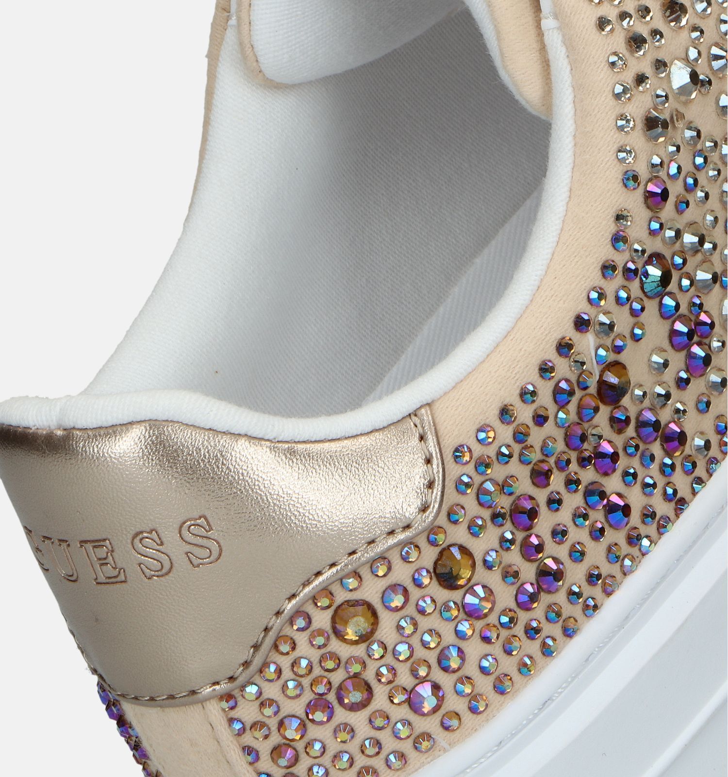 Guess Denesa6 Gouden Sneakers Dames Sneakers Online op TORFS.BE