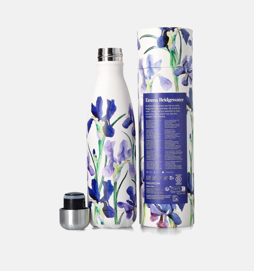 Chilly's Emma Bridgewater 500ML Gourde en Blanc pour femmes, filles (365558)