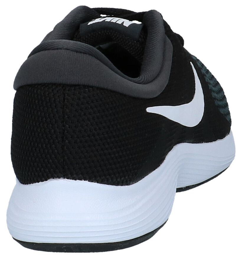 Nike Revolution 4 Zwarte Sneakers in stof (236300)