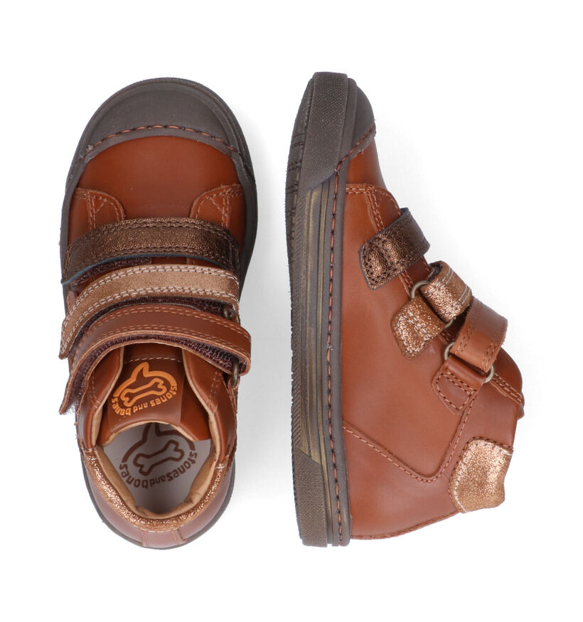 STONES and BONES Melan Bottines en Cognac pour filles (314578)