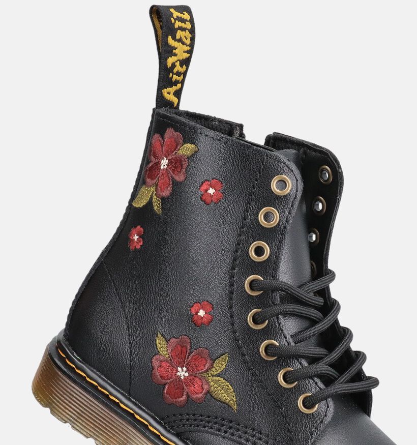 Dr. Martens 1460 Boots &agrave; lacets en Noir pour filles (376019)