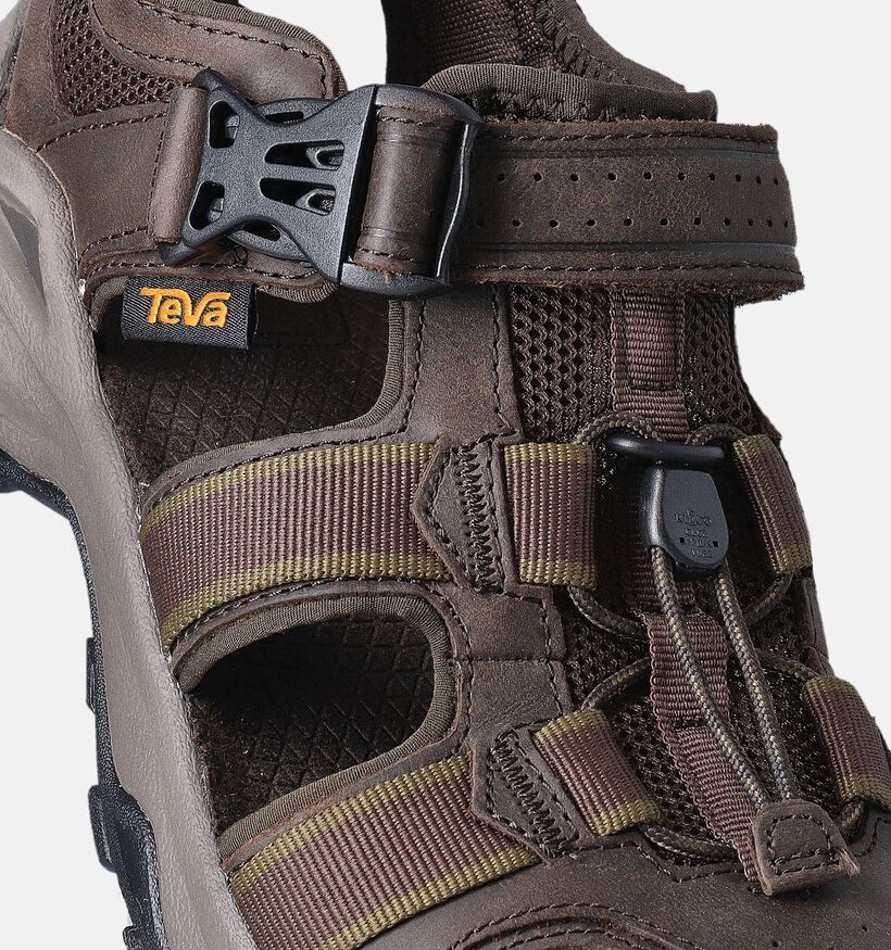 Teva Omnium Sandales de marche en Marron pour hommes (354650)
