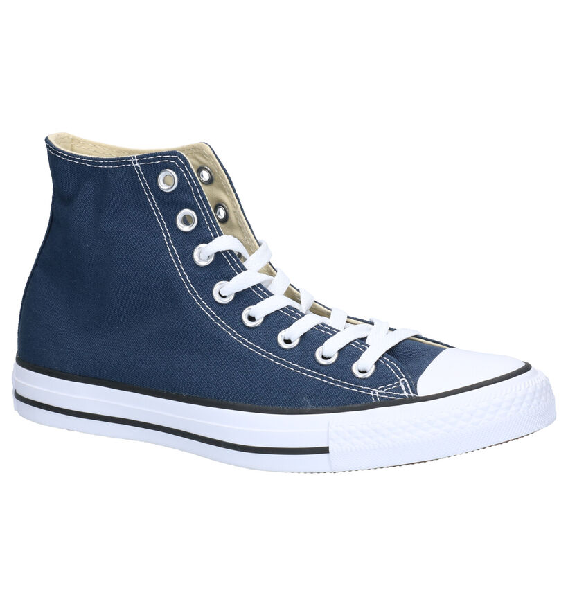 Converse Chuck Taylor All Star Hi Baskets en Noir pour femmes, hommes (361446)