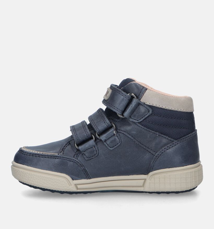 Geox Poseido Boots à velcro en Cognac pour garçons (330063) - pour semelles orthopédiques