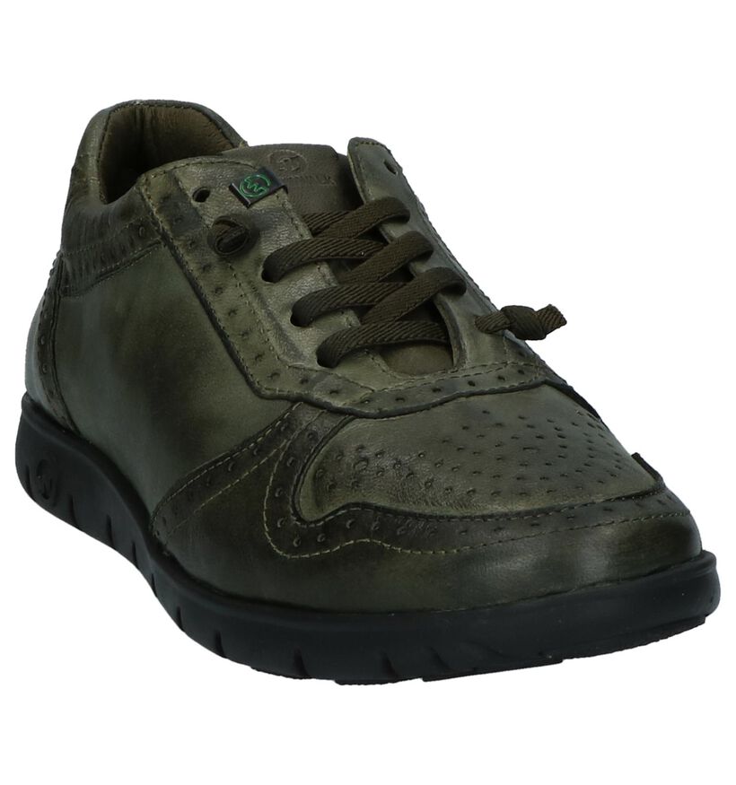 Slowwalk Chaussures basses en Vert en cuir (232384)