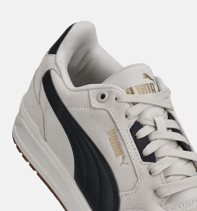 Puma Shuffle Downtown Grijze/Zwarte Sneakers voor heren (366611) - geschikt voor steunzolen