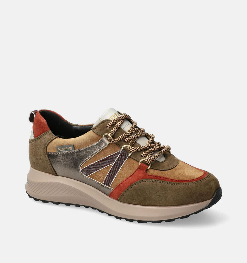 Mephisto Kalya Groene Sneakers voor dames (379085) - geschikt voor steunzolen
