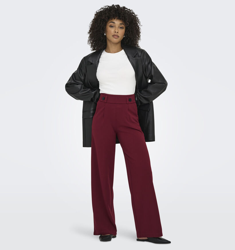 JDY Lange Broek L30 Bordeaux voor dames (359864)