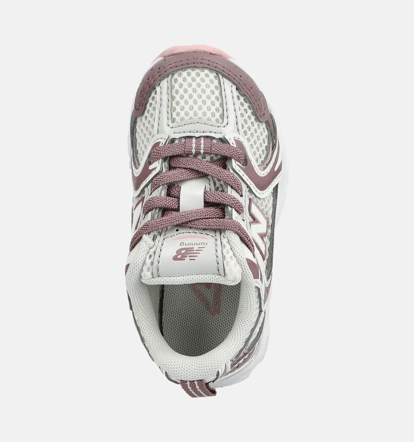 New Balance 530 Baskets basses en Rose pour filles (375191) - pour semelles orthop&eacute;diques