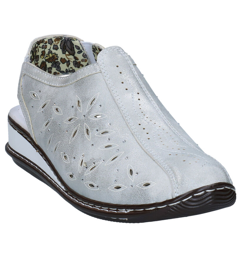 Soft Comfort Chaussures à enfiler en Argent en simili cuir (272662)