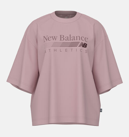 New Balance T-shirts Roze