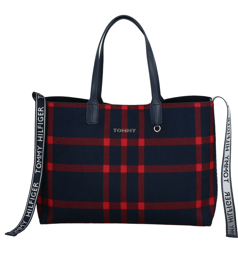 Tommy Hilfiger Iconic Tommy Tote Cabas en Bleu en textile (257012)