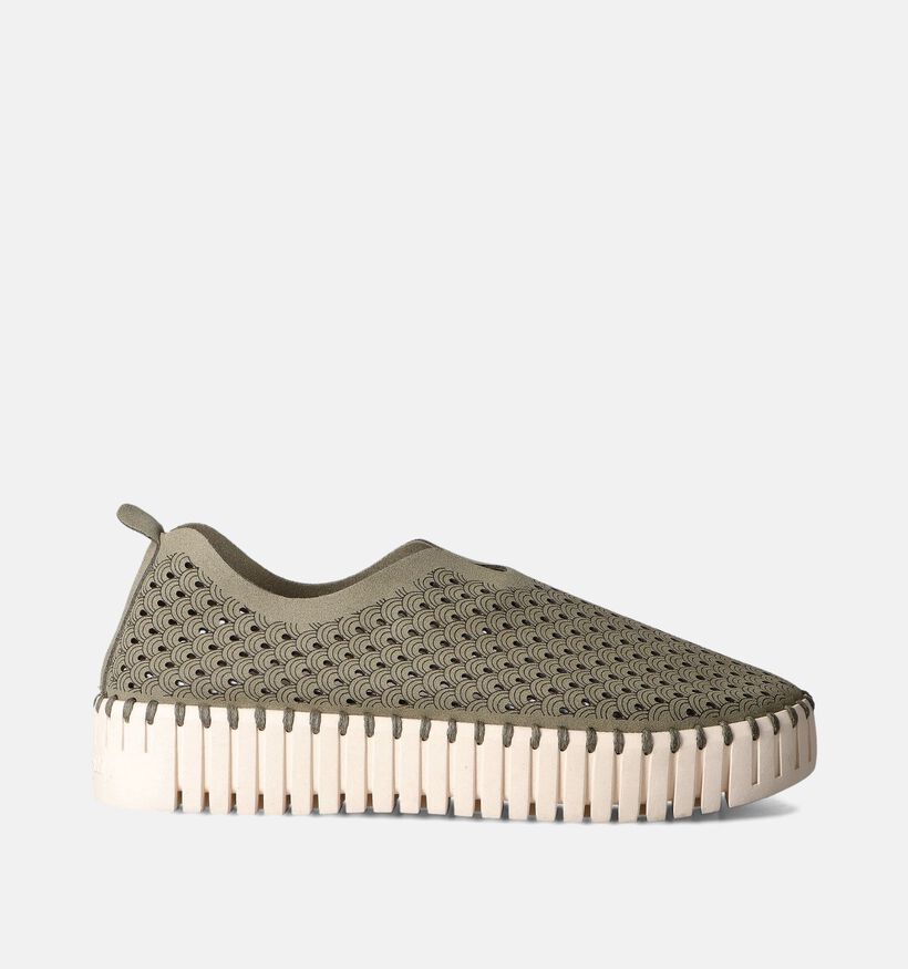Ilse Jacobsen Tulip Chaussures à enfiler en Vert pour femmes (355844) - pour semelles orthopédiques