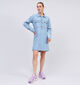 SISTERS POINT Ovea Robe chemise en Bleu Denim pour femmes (363310)