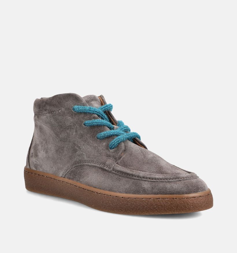 Gabor Taupe Veterboots voor dames (380085) - geschikt voor steunzolen