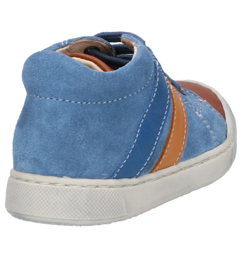 Falcotto Gazer Blauwe Hoge Schoentjes in nubuck (275679)