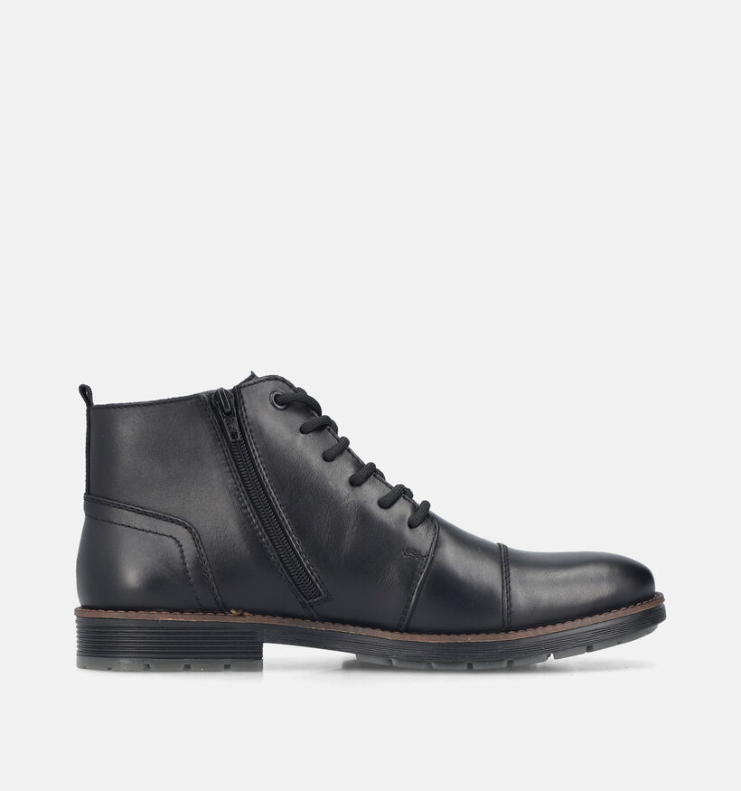 Rieker Zwarte Boots met Veters voor heren (379814) - geschikt voor steunzolen