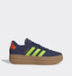 adidas VL Court Bold Baskets sportives en Bleu foncé pour femmes (359454) - pour semelles orthopédiques