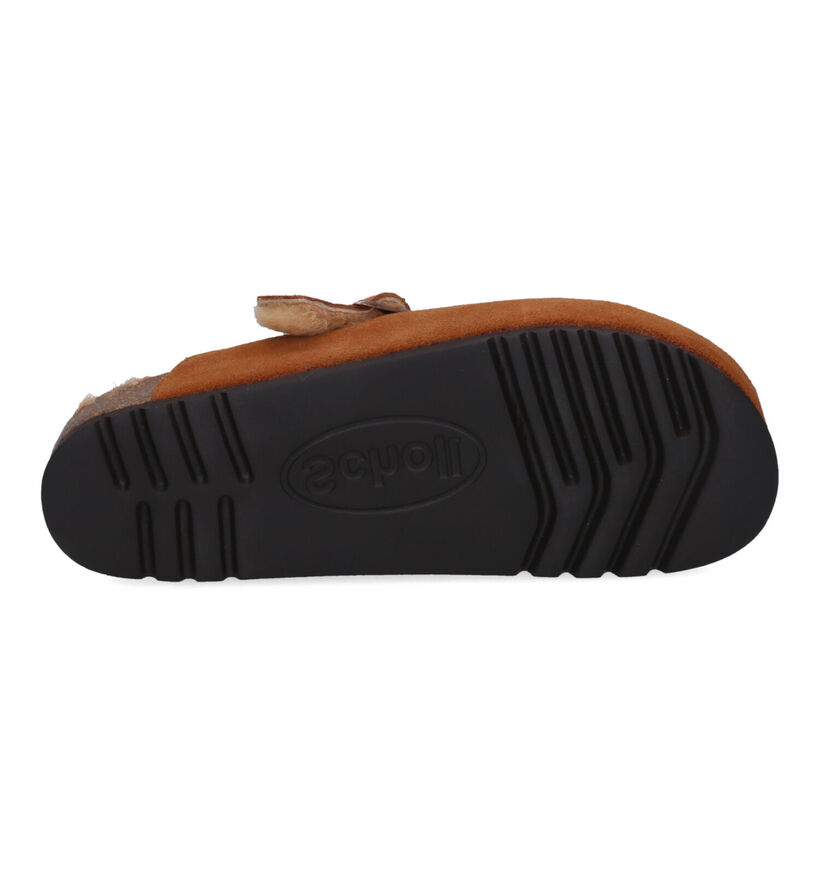Scholl Fae Pantoufles en Cognac pour femmes (316951)