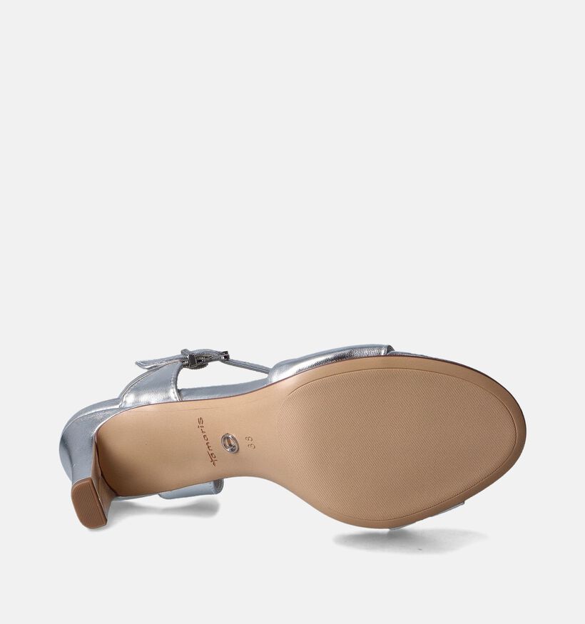 Tamaris Sandales à Talons en Argent pour femmes (354301)
