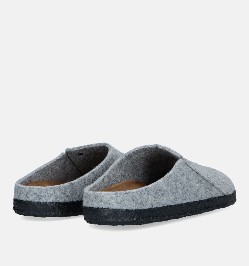 Birkenstock Zermatt Pantoufles en Gris pour femmes (330661)