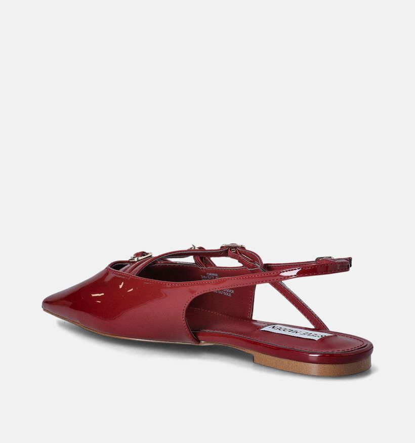 Steve Madden Cianna Bordeaux Slingback ballerina's voor dames (357612)