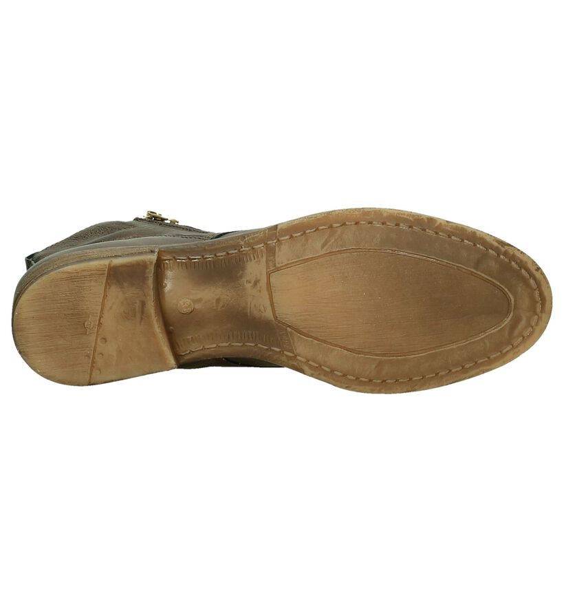 River Woods Cher Bronzen Bottines in leer (204284)