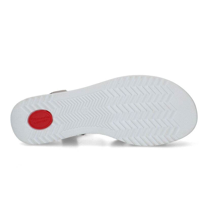 Tamaris Comfort Sandales à plateforme en Blanc pour femmes (324098)