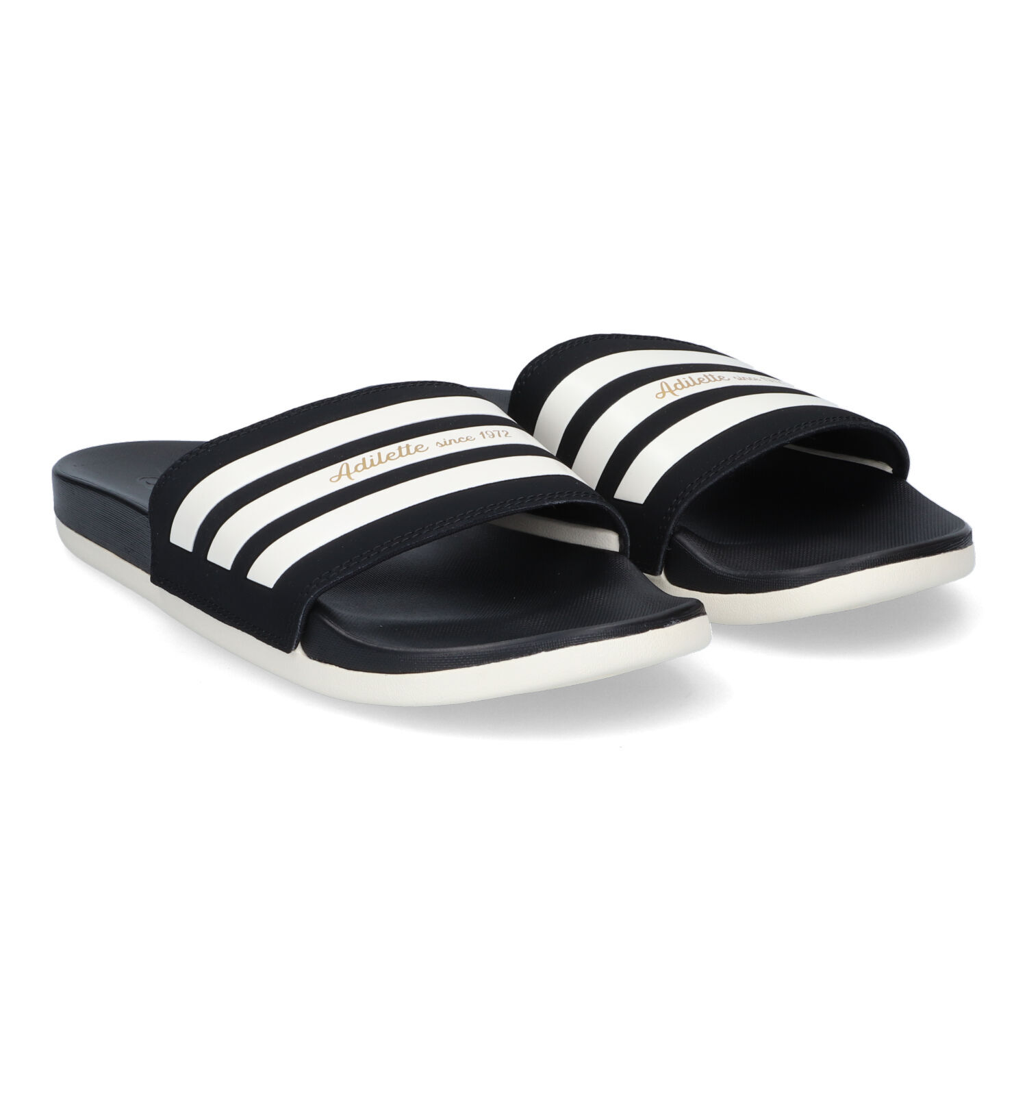 adidas Adilette Comfort Zwarte Slippers Heren Slippers Online op TORFS.BE