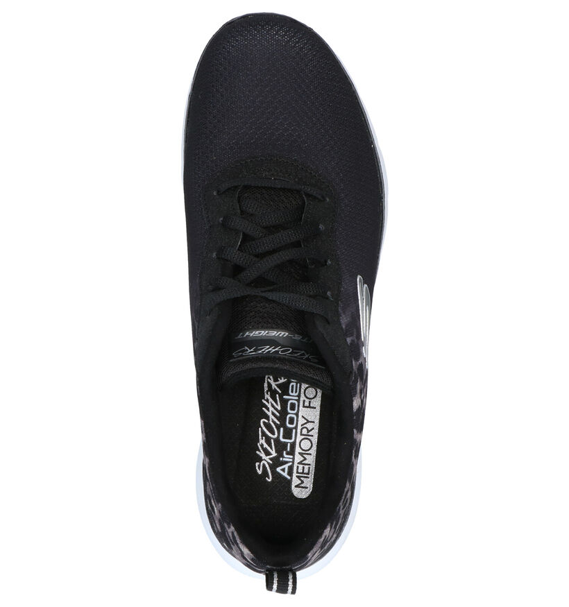 Skechers Flex Appeal Baskets en Noir en textile (264477)