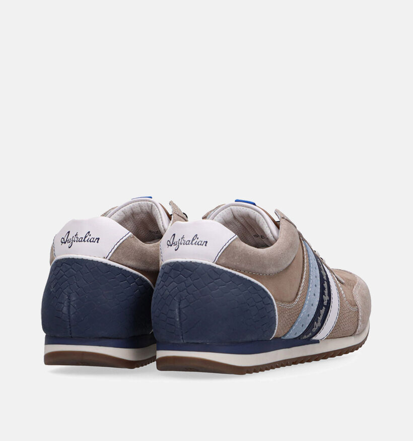 Australian Camaro Beige Veterschoenen voor heren (369702) - geschikt voor steunzolen
