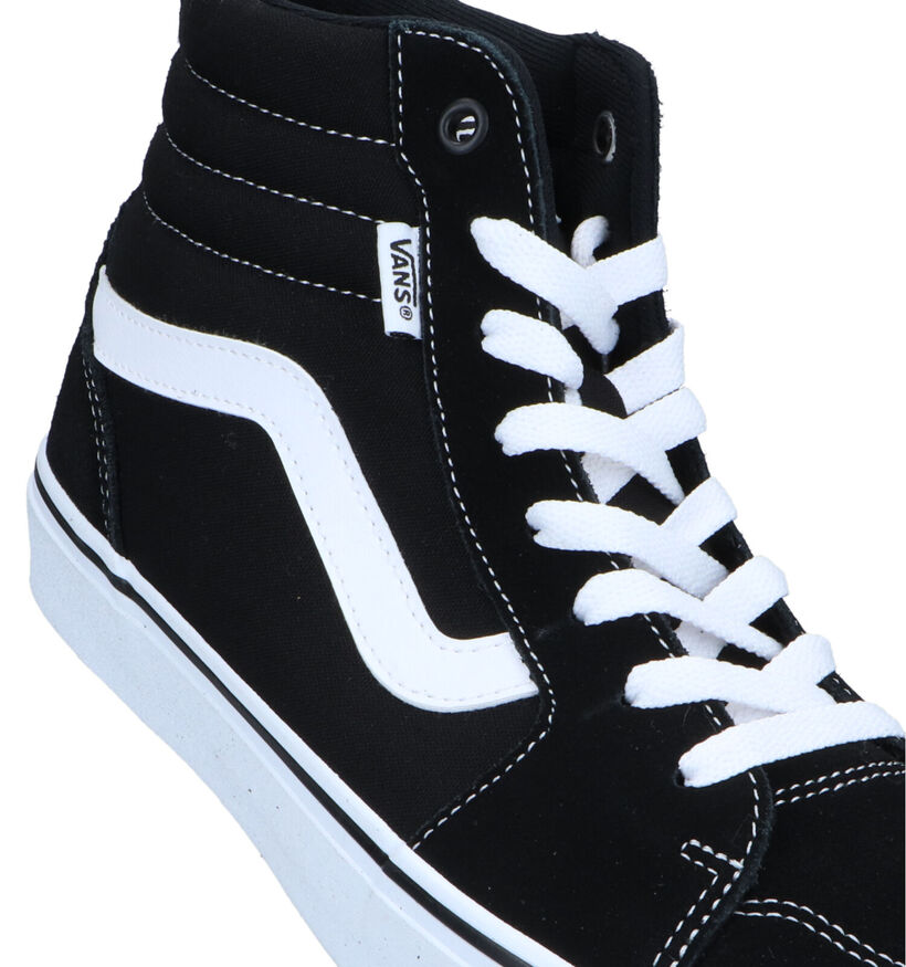 Vans Filmore Hi Baskets de skate en Bleu pour hommes (337030)