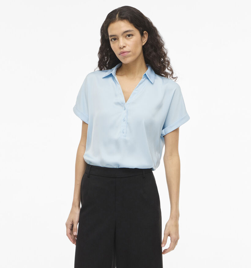 Vila Ravenna Blouse en Bleu pour femmes (368063)