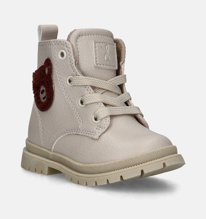 Milo & Mila Boots pour bébé en Écru pour filles (346931) - pour semelles orthopédiques