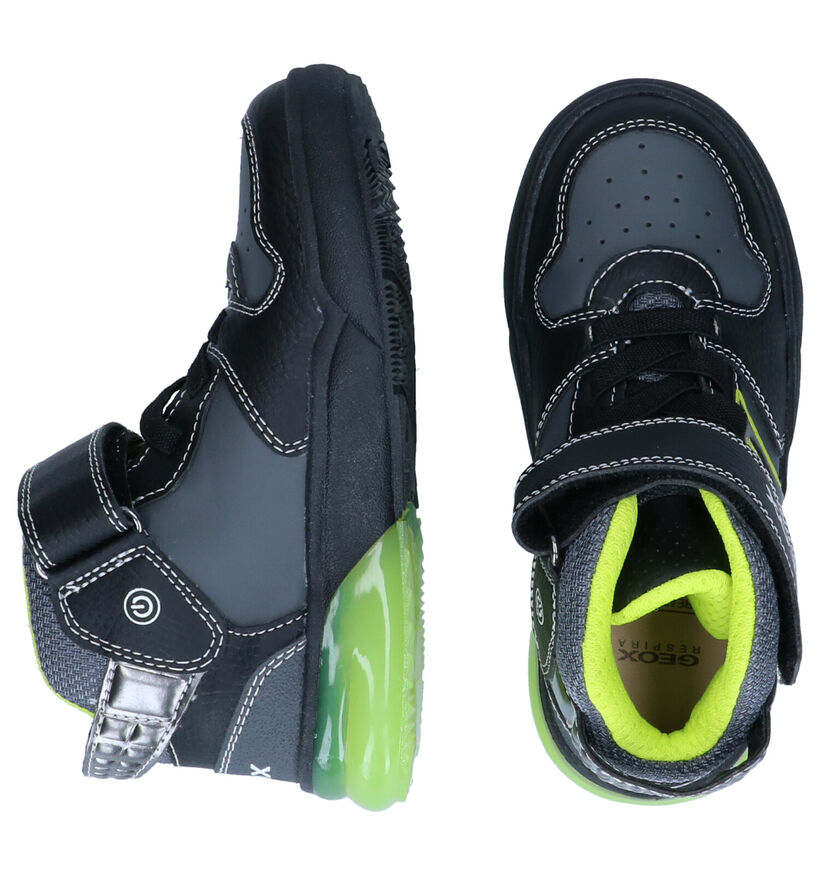 Geox Zwarte Hoge Schoenen in kunstleer (295100)